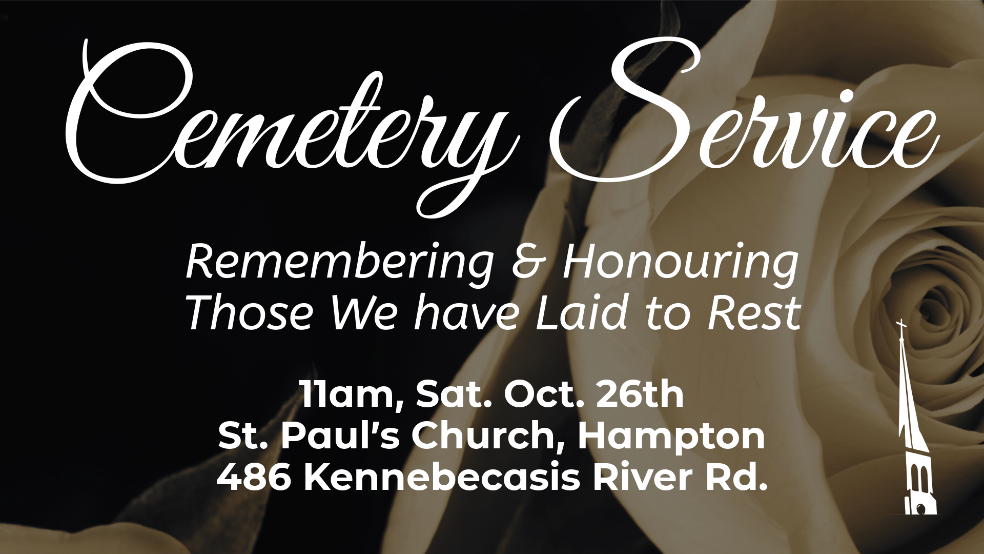 Cemetery Service – Oct. 26th