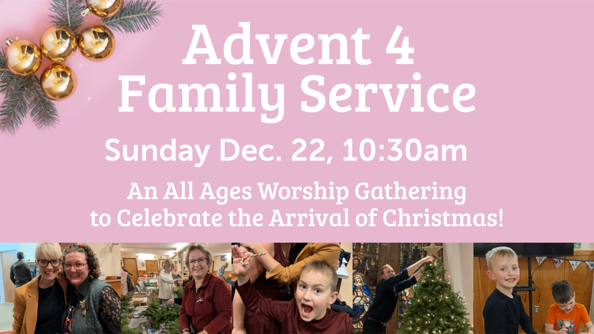 advent 4 family service